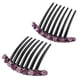 thumbnail image 1 of 2 peinetas laterales de 7 dientes con diseño floral de diamantes de imitación, horquillas decorativas con flores de diamantes de imitación, accesorios para mujer (2 estilos), 1 of 5