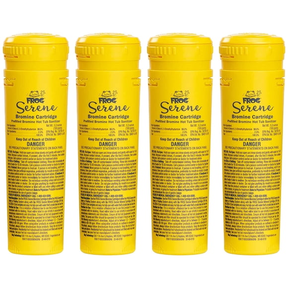 Cartuchos de repuesto de bromo para jacuzzis FROG Serene