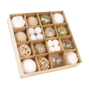 Magideal - 30 Uds. 2024 Decoraciones Colgantes Para Árbol De Navidad, Decoración De Árbol De Navidad, Colgantes De Regalo, Bolas Colgantes Decorativas Para Año N Champán