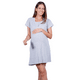 thumbnail image 1 of Camisa dormir Maternal Lactancia Margarita Gris S, 1 of 3