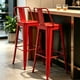 thumbnail image 5 of Pack 2 Pisos de Bar con Respaldo Tolix Rojo 43x43x102 Cm, 5 of 5