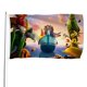 thumbnail image 1 of Lluvia de Albóndigas Bandera impresa con temática, regalo perfecto para fanáticos, amigos y familiares, y adecuada para actividades al aire libre e interiores, decoraciones de fiesta. 90 cm × 150 cm., 1 of 6