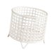 thumbnail image 2 of Cesta Redonda De Alambre De Metal, Cesta De Almacenamiento De Malla Resistente Para El Hogar, Lavandería, Inodoro, Color Blanco, 2 of 5