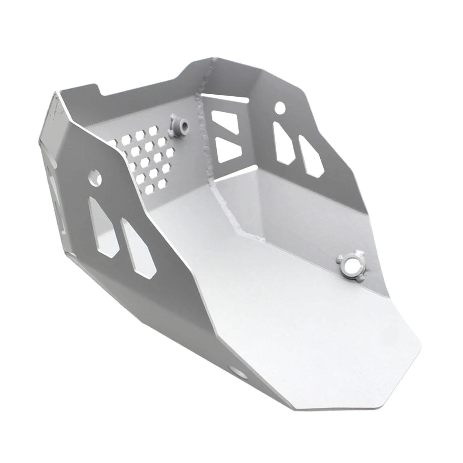 Ioensy - Motocicleta De Chasis De Motor De Motocicleta Reemplaza Directamente La Cubierta Del Protector Del Motor Blanco