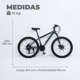 thumbnail image 3 of Bicicleta Aro 26 de Montaña Mtb Bitix electric Silver, 3 of 6