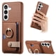 thumbnail image 1 of Funda FOXDOCK para Samsung Galaxy S26 Pro Protección Antigolpes, Función de Soporte, Con Anillo y Cartera Magnética-marrón, 1 of 6