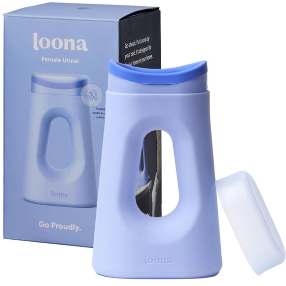 Orinal portátil Loona Premium para mujeres, silencioso y sin salpicaduras