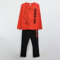 Pijama Manga Larga Niño Rojo Hanging Spiderman Marvel