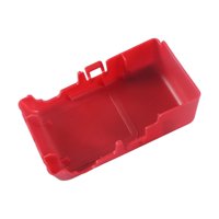 Ioensy - Cubierta De Terminal De Distribución De Batería De Automóviles Para Reemplazo De Barco De Motocicleta Rojo