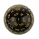 thumbnail image 4 of Dados Acrílicos De Múltiples Caras Para Tablero De Mesa Juego De Rol Bar Club Amarillo, 4 of 5