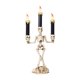 thumbnail image 1 of Candelabro De Halloween Con Velas Sin Llama Para Fiestas En El Balcón Y El Porche, Con Parte Superior De Vela Dorada, 1 of 3