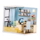 thumbnail image 5 of Casa De Mu?ecas En Miniatura DIY A Escala 1/24 Con Accesorio De Muebles Teen Dream Con Cubierta Antipolvo, 5 of 5