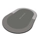 thumbnail image 4 of Alfombrilla De Baño Absorbente Balcón Alfombra Piso Alfombrillas De Ducha Oval Gris L, 4 of 5