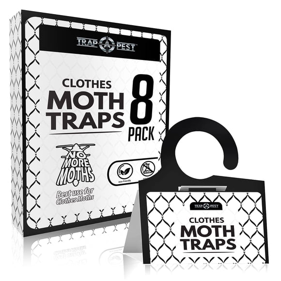 Trampas para polillas de la ropa TRAP A PEST, paquete de 8, no tóxicas