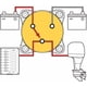thumbnail image 4 of Interruptor de batería Blue Sea Systems E-series Selector 9001E, 4 of 5