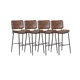 thumbnail image 1 of Pack 4 Sillas De Bar Coffee, 1 of 5