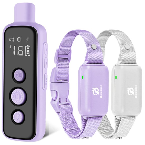Collar de adiestramiento para perros Bousnic para 2 perros, impermeable y recargable