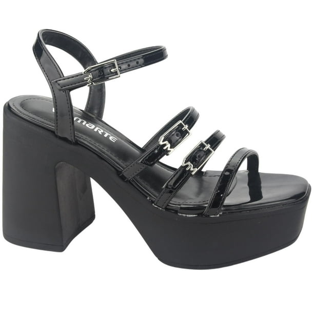 Sandalia Via Marte Mujer 23-11103 V Preto Casual