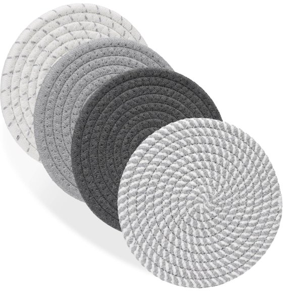 Soporte térmico Billbotk 18 cm, juego de 4, algodón resistente al calor