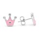thumbnail image 1 of Aros Corona de Princesa Plata 925 para Niñas | Regalo con Significado, 1 of 3