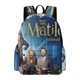 thumbnail image 1 of Matilda-theme Backpack, Campus style schoolbag Bookbag with Adjustable Shoulder Straps And Large Zip Compartment, Unisex Travel Bags.42x30x15cm, 1 of 6