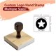 thumbnail image 3 of Sello de goma 904 Custom 5 cm × 5 cm con mango de madera, 3 of 9
