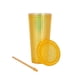 thumbnail image 2 of Vaso Con Bombilla Amarillo 700 Ml, 2 of 3