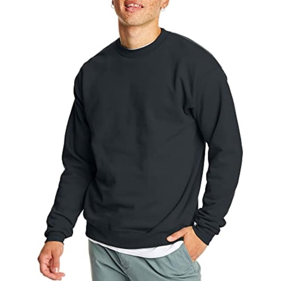 Sudadera Hanes EcoSmart para Hombre Negra Talla L
