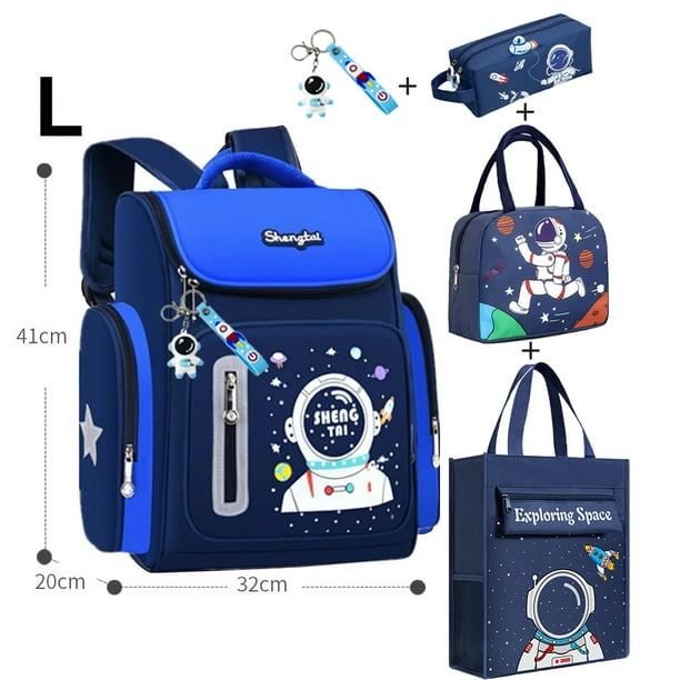 Baby Backpack for Boys Kids Elementary School Bags Set School Primary School Bookbags Lightweight Sturdy Durable Book Bag