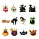 thumbnail image 3 of 12pcs Spooky Halloween Decorations - Hanging Pumpkin Skull Ornaments for Haunted House Party Pack of 12, 3 of 4