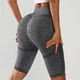 thumbnail image 4 of Short Biker Mujer Levanta Cola Push Up Jaspeado, 4 of 6