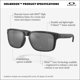 thumbnail image 5 of Gafas de Sol Oakley OO9102 Holbrook Polarizadas 57mm, 5 of 8