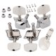 thumbnail image 3 of Clavijas De Afinación Para Banjo Semicerradas, Clavijeros Plateados, 3 of 5