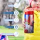 thumbnail image 5 of Clifford, el gran perro rojoBotella de Agua con Tapa Pop Top de Un Toque, Acero Inoxidable, a Prueba de Fugas, para Deportes, Botella Infantil rosa 12 oz, 5 of 6