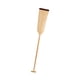 thumbnail image 3 of Remo de canoa de madera, remo de barco, mango ergonómico sin tratar, remos resistentes, decoración de madera para accesorios de barcos al aire libre, 120 centímetros, 3 of 5