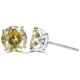 thumbnail image 1 of Aretes de Botón de Moissanita 2Uds Corte Redondo Color D Claridad VVS1 Aretes de Diamante de Plata Esterlina 925 para Mujer Aretes de Moissanita para Mujer con Certificado, 1 of 9