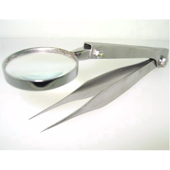 Pinzas plegables con lupa de 3,5x HTS MT-038-L Large