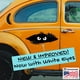thumbnail image 3 of Pegatina para coche Stickios Monster - Pack de 2, fabricada en EE. UU., 3 of 9