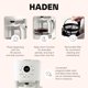 thumbnail image 3 of Cafetera HADEN programable para 12 tazas en marfil y cromo, 3 of 9