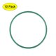 thumbnail image 1 of Uxcell 49mm OD 45mm ID 2mm Ancho Sello Anillos de Goma de Fluoruro Verde Paquete de 10, 1 of 5