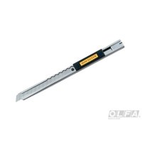 Olfa - Cuchillo Mediano De Acero Inoxidable Con Seguro Automatico