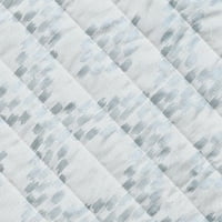 Genérico - Piecera Con Fundas Boston Índigo Reversible