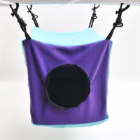 Xusx111 - Hammock Cubo De Animales Pequeños Para Hurón, Rata, Chinchilla, Ardilla, Jaula De Cerdo De Guinea Colgando Cama De Escondite Caliente