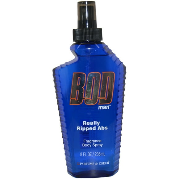 Fragancia en Aerosol para el Cuerpo BOD Man Really Ripped Abs de Parfums de Coeur para s - Spray Corporal de 8 oz