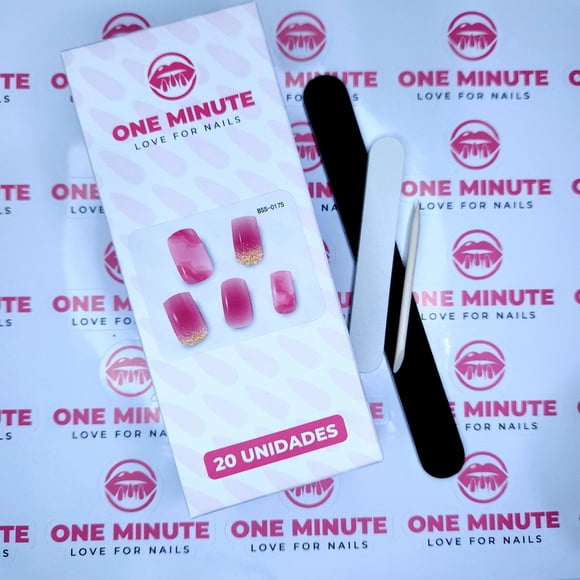 Uñas gel semicuradas Diseño 175