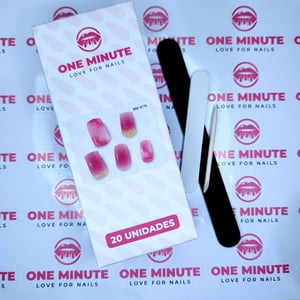 One Minute - Uñas Gel Semicuradas Diseño 175