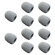 thumbnail image 1 of 10 Fundas Resistentes Para Micrófono De Mano, Ideales Para Discursos, Salas De Conferencias Y Fiestas, Color Gris., 1 of 5