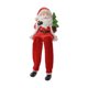 thumbnail image 1 of Figura De Papá Noel Sentado De Resina, Adorno Coleccionable Para Escritorio, Dormitorio, Interior, Sosteniendo El árbol A La Derecha., 1 of 3