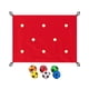 thumbnail image 2 of Juego De Construcción De Equipos Con Lona Perforada Para Trabajo En Equipo, 6 Pelotas De PU, Fiesta Cooperativa, Color Rojo, 2 of 5