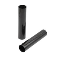 Magideal - 2 Piezas Universales Para Motocicleta, Horquilla Delantera, Cubierta De Choque, Botas Envolventes, Fácil Instalación, Piezas De Repuesto De Fibra De C 25Cm